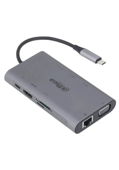 Dahua Dh-tc39 9 İn 1 Usb 3.1 Type-c To Usb 3.0 + Hdmı + Rj45 + Vga + Sd/tf +pd Docking Station