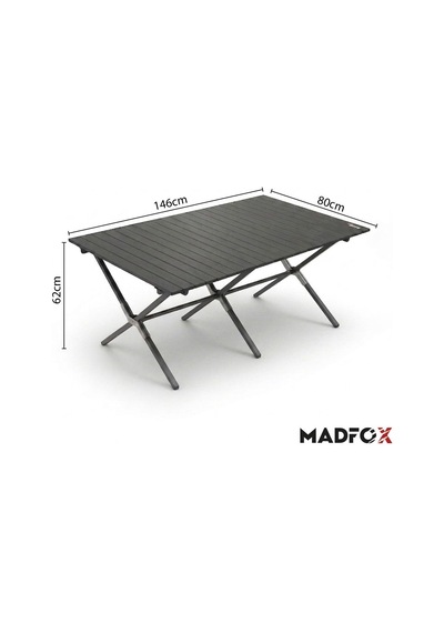 Foldex Katlanabilir Alüminyum Kamp Masası 8 Kişilik Çok Renkli