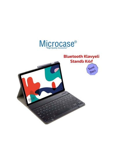 Huawei Uyumlu Matepad 10.4 Bah3-W09 Bluetooth Klavyeli Kılıf - Bkk1