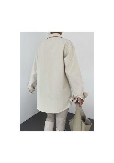 Unika Boutique Unika Gabardin Ceket Bej