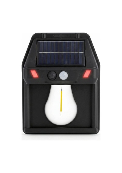 Panther Pt-2971 Sensörlü Solar Led Duvar Lambası Sarı - Kırmızı Yabani Hayvan Kovucu Bahçe Lambası