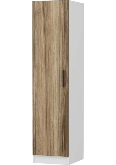 Minar Kale 1 Kapaklı Raflı Dolap Beyaz - Dore 190cm