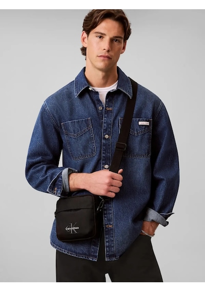 Calvin Klein Bold Square Crossbod, Ub1 Siyah Erkek Çapraz Çanta
