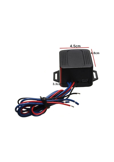 12v Araba Motoru Başlat Basmalı Düğme Anahtarı Ateşleme Marş Kiti Mavi Led Evrensel