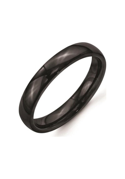 Unisex 4mm İnce Bombeli Erkek Kadın Çelik Alyans Yüzük Cl18 001