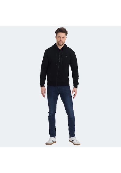Slazenger KOZZAX IN Erkek Sweatshirt Siyah