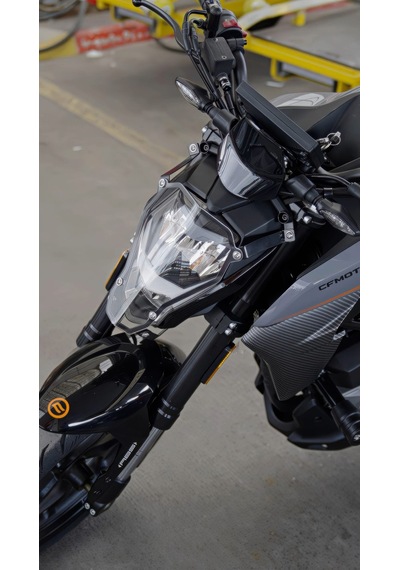Moto Üçel Cfmoto Nk 250 Uyumlu Pleksi Far Koruma