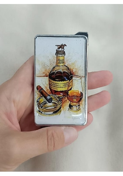 Çakmak Resimli Gazlı Doldurulabilir Metal Çakmak 17944
