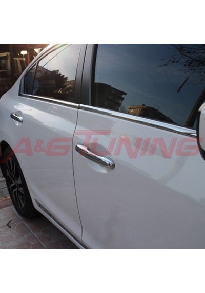 Honda Civic Krom Cam Çıtası Tk 2012-2016 4Prç Paslanmaz Çelik N11.5613