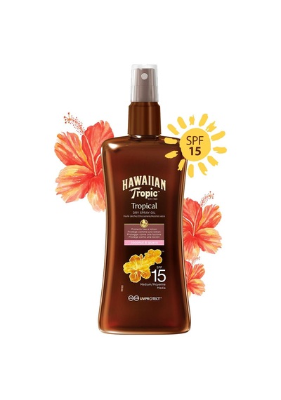 Hawaııan Tropıc Koruyucu Ve Bronzlaştırıcı Yağ Spf 15