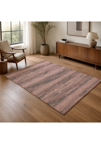 Kartela Halı Aria Halı Kaymaz Taban Makinede Yıkanabilir Halı Gül Kurusu - 80 X 120 Cm