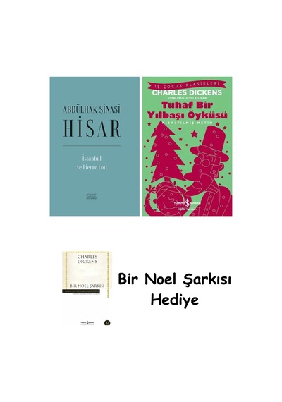 İstanbul Ve Pierre Loti Ciltli + Tuhaf Bir Yılbaşı Öyküsü + Bir Noel Şarkısı
