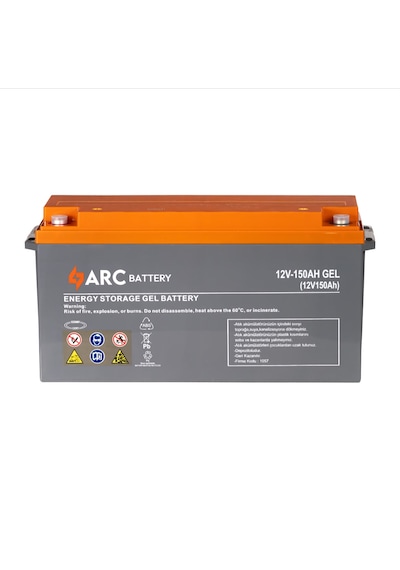 Arc Battery 12v 150ah Jel, Bakımsız, Solar Sistem, Karavan, Ups Enerji Depolama Akü 2026 Üretim
