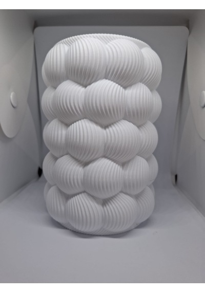 Bubble Vazo - 16 Cm Beyaz