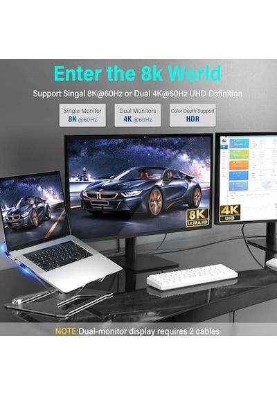 Usb 4 Kablo, Thunderbolt Kablo İçin Dik Açı Pd 240 W Çift Destekler 8k Hd Ekran Usb C Kablosu 8k 60hz 40gbps Veri Aktarımı 1metre/4ft Zr849