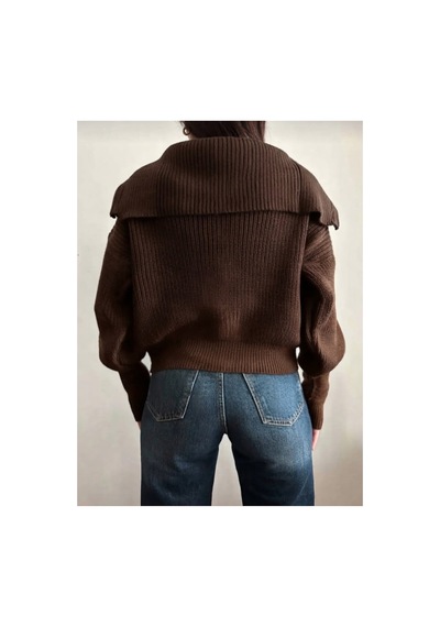 Flex Fashıon Kadın Esnek Örgü Fermuarlı Devrik Yaka Yumoş Triko Hırka Kahve Kahverengi - 760178304 Kahverengi - 760178304 Kahverengi Flex Fashıon Kadın Esnek Örgü Fermuarlı Devrik Yaka Yumoş Triko Hırka Kahve Kahverengi - 760178304 Kahverengi - 760178304 Kahverengi