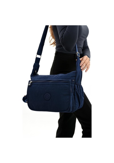 Çapraz Askılı Ultra Hafif Çok Cepli Bayan Omuz Çantası Laci Model: 571-6b - Lacivert