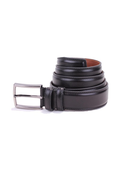 Dagoster Dmk26-306dg Siyah 3,5 Cm Hakiki Deri Erkek Kemer Siyah
