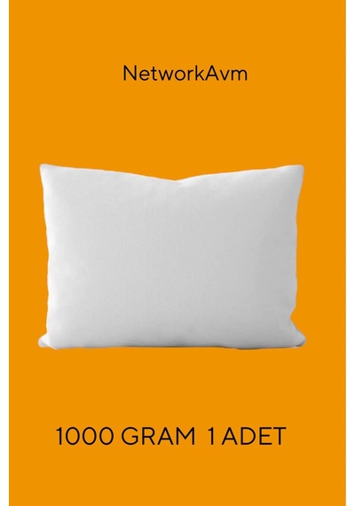 Premium Silikon Yastık 1000 Gram Beyaz