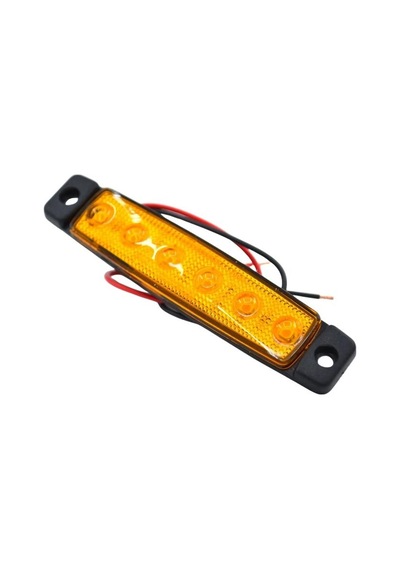 Sanel Led Etek Lambası Parmak Tip Turuncu - 12v-1514