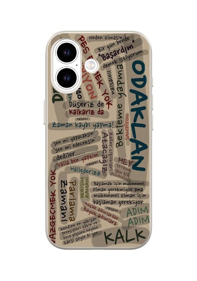 Arvencase Apple iPhone Uyumlu 17 Uyumlu Hd Kalite Orta Sertlikte Baskılı Desenli Silikon Renk10 Renk10