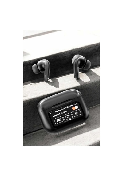 Kablosuz Bluetooth Kulaklık Ekranlı Uzun Şarj Süreli Anc Destekli Kulak Içi