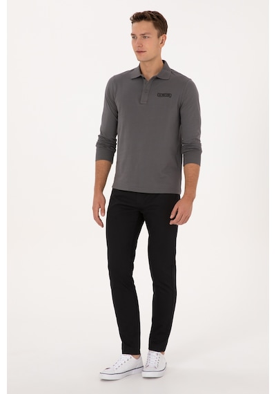 U.s. Polo Assn. Erkek Siyah Pantolon Kanvas-chino 50316835-vr046 Siyah