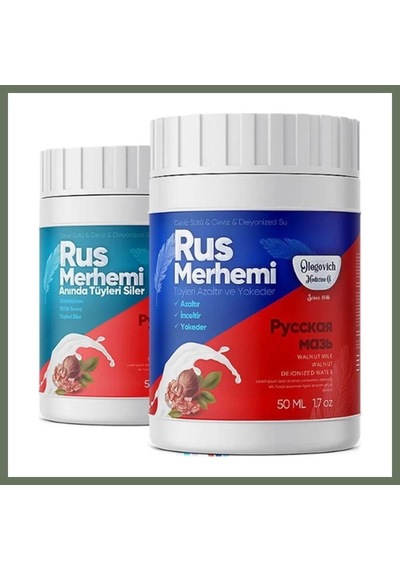 Bezos Olegovich Medicine Rus Merhemi 50 Ml Tüy Dökücü - Tüy Azaltıcı 2li Set Bezos1