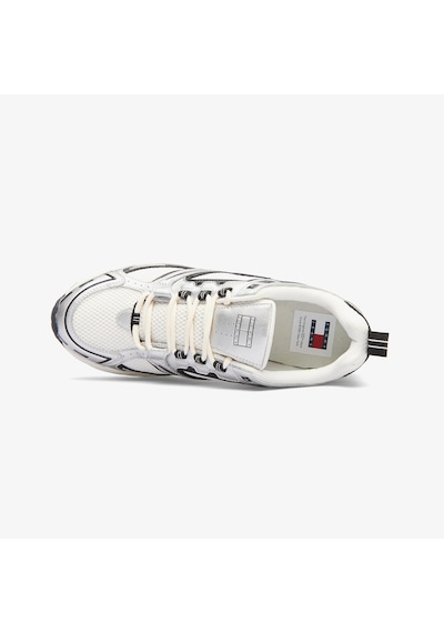Tommy Hilfiger Tommy Jeans Archive Erkek Beyaz Sneaker Düz Em0em01509 Siyah