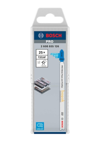 Bosch Pro T321 Af 25'li Metal Boru Ve Profil Dekupaj Ucu 2608655126