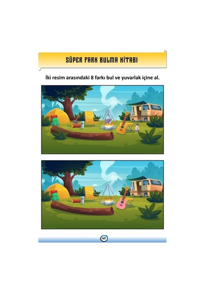 Herkes İçin Süper Fark Bulma Kitabı
