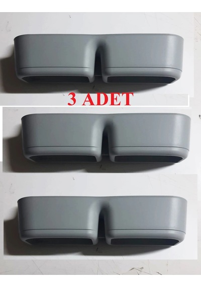 3 Adet Banyo Terlik Tutucu - Kapı Arkası Pratik Raf - Terlik Tutucu Diğer