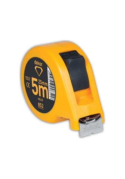 Tr Dekor 852 Helix Şerit Metre Uzunluk Ölçme 5 M X 25 Mm 0 - 300 MM