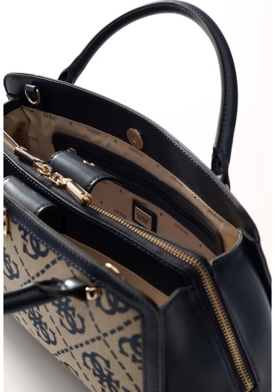 Guess Audrey Logo Kadın El Çantası Hwjg9755060 Mavi