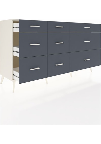 Kronos Konsol 9 Çekmeceli 176x59x99 Aytaşı-aytaşı/antrasit Aytaşı-aytaşı/antrasit