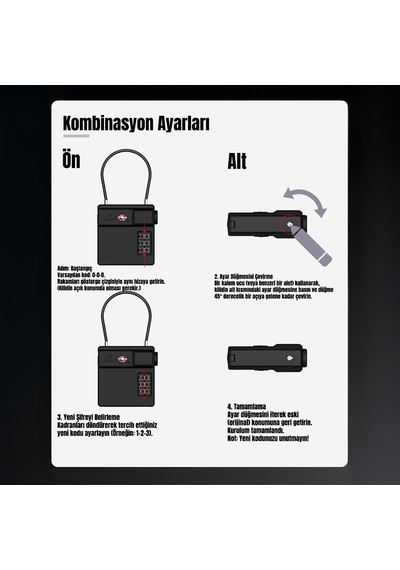 Micflip P25 Tsa Kilit Ve Find My Takip Özellikli Valiz Seyehat Kiliti Siyah