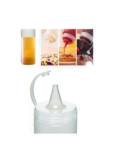 700 Ml Sos Şişesi Ap-9029 Şeffaf 2 Adet Gri Diğer