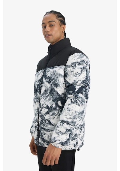 Defacto Defactofit Su Geçirmez Oversize Geniş Kalıp Fermuarlı Rüzgar Geçirmez Mont C6059ax25wnbk81 Siyah