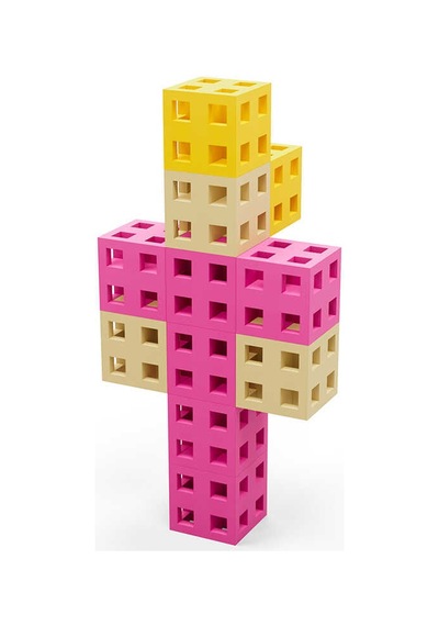 Meli Cube Pink 50 Parça Blok Seti 50810