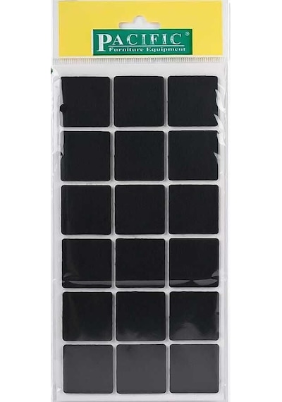 Pacific 6035 Bl Yapışkanlı Keçe 35 Mm X 35 Mm Siyah