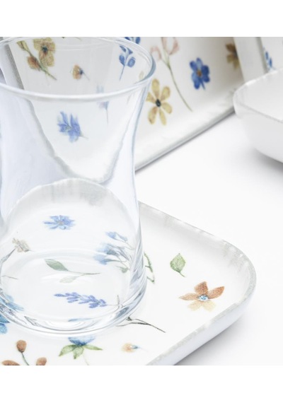 Maxx Doria Vega Meadow 6 Kişilik 24 Parça Kahvaltı Takımı Pa2144 Renkli