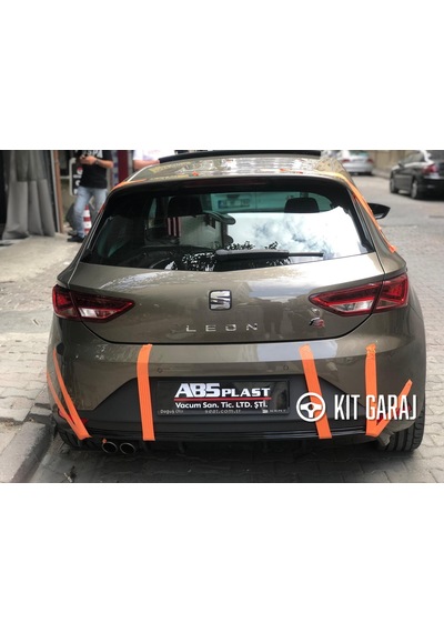 Seat Leon Mk3 2012-2020 Spoiler Plastik Boyalı