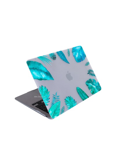 Apple Uyumlu MacBook Pro Kılıf 13 İnç M1-m2, Flower07nl Type-c'li Model A2338 A2289 A2251 A1706-08 A1989 A2159 İle Açık Yeşil