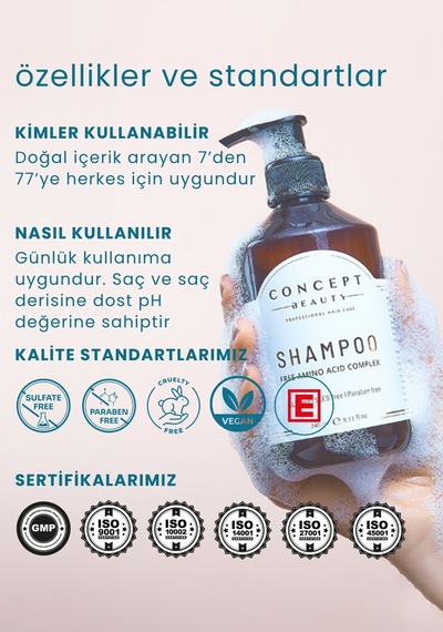 Concept Beauty Şampuan 240 ML