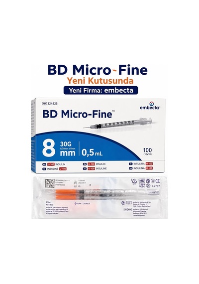 Becton Dickinson Bd Micro-fine Plus 0.5 ml - 100 Adt - 1 Kutu