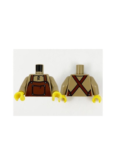 Minifigür Parçaları: Torso, Vücut, Gövde: 973pb4201c01