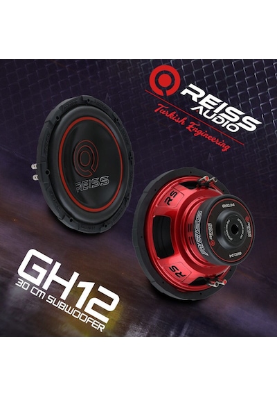 Reiss Rs-gh12 Çift Bobin 1400 Wat 350 W Rms 30 Cm Subwoofer Basd4