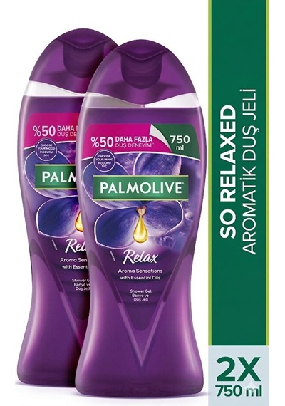 Palmolive Aroma Sensations So Relaxed Aromatik Banyo ve Duş Jeli  2 x 750 ML