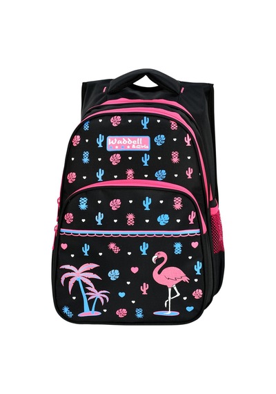 Waddell Flamingo Ilkokul Sırt Çantası Pembe - Siyah
