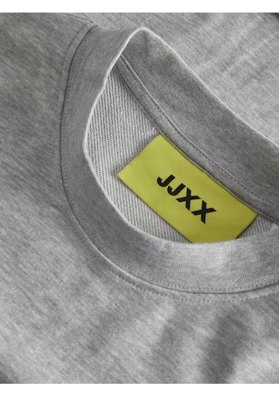 Jack & Jones Kadin Bisiklet Yaka Sweatshirt - Caia - 12253287 Light Grey Melange